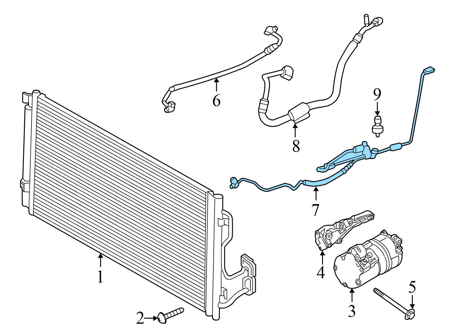 AC HOSE / LINE / PIPE