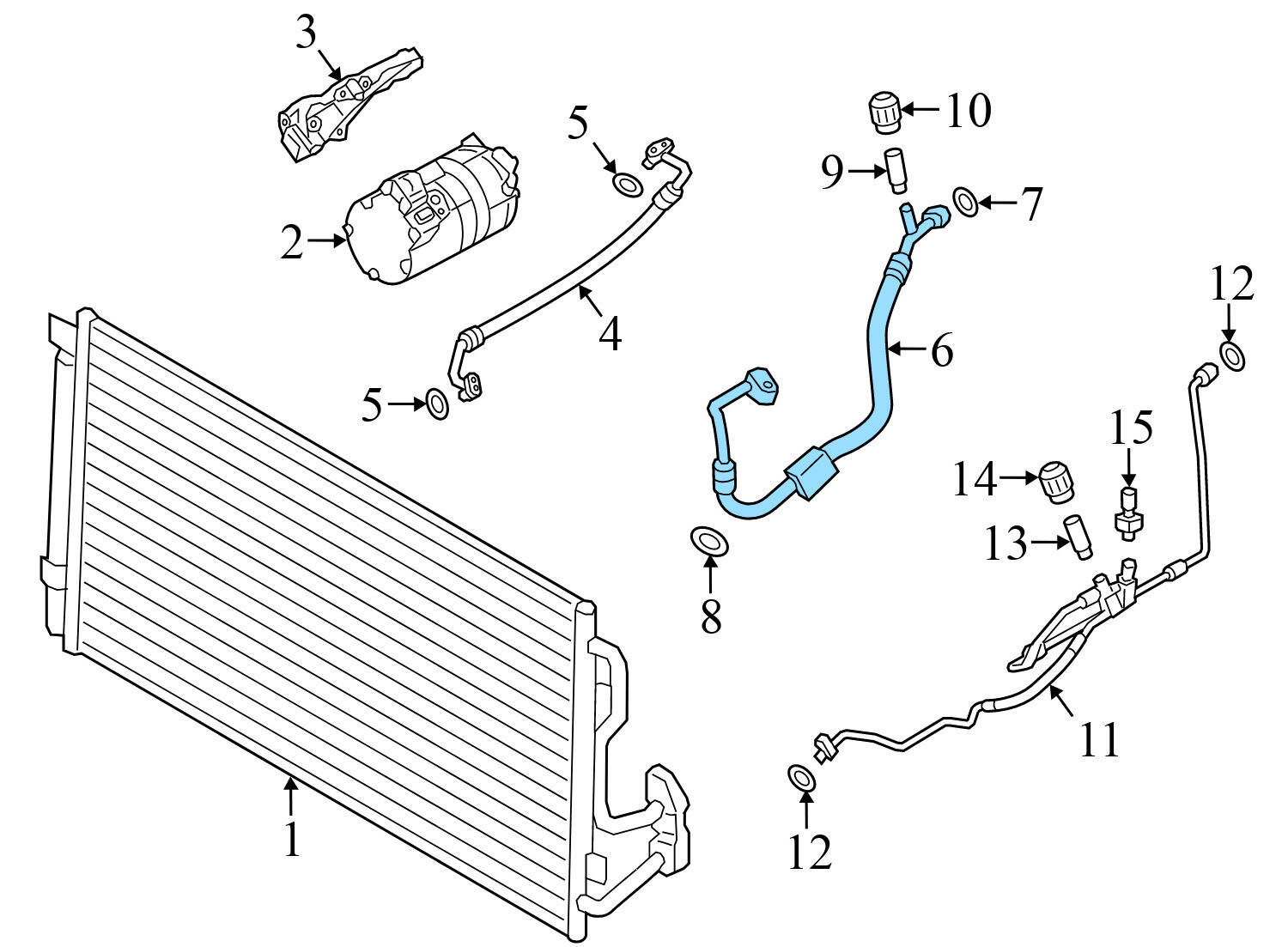 AC HOSE / LINE / PIPE