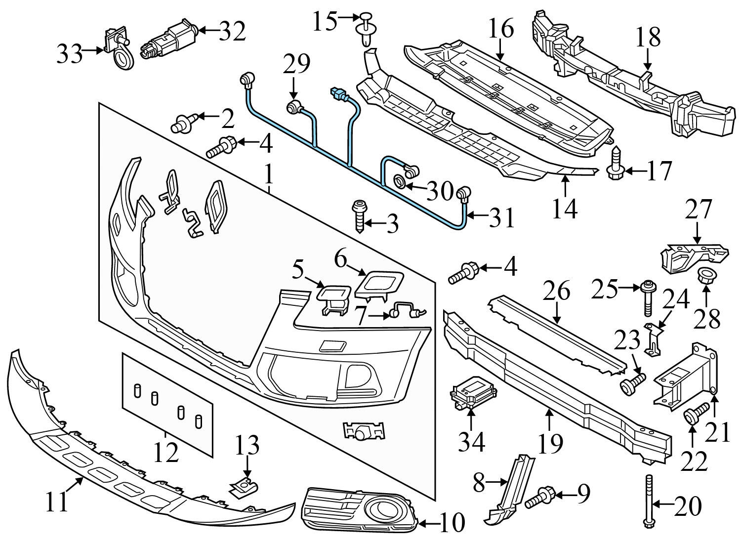 BUMPER WIRING HARNESS