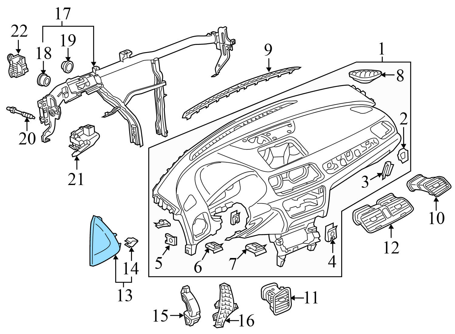 DASH PANEL / FUSE COVER