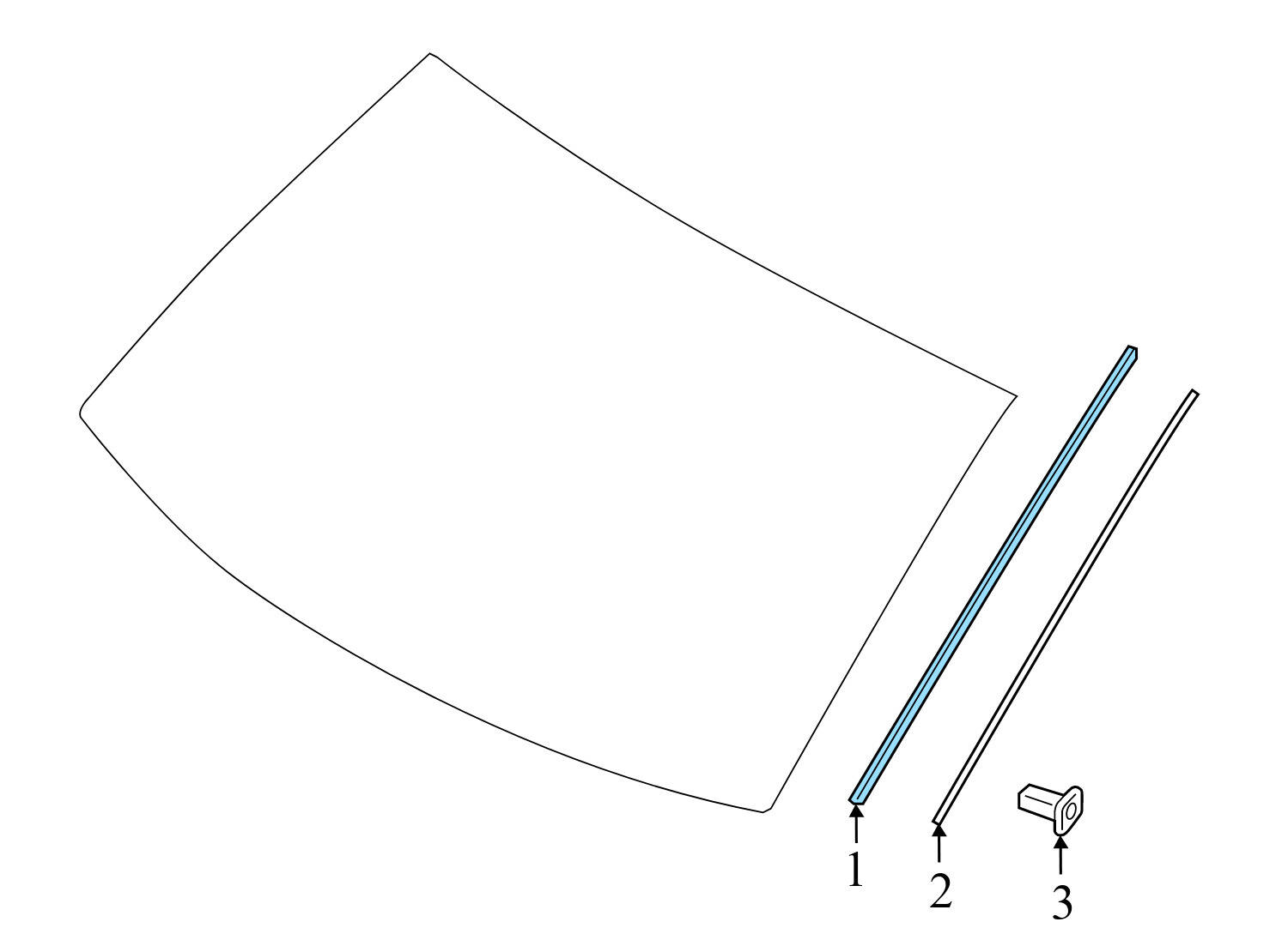 WINDSHIELD SIDE TRIM