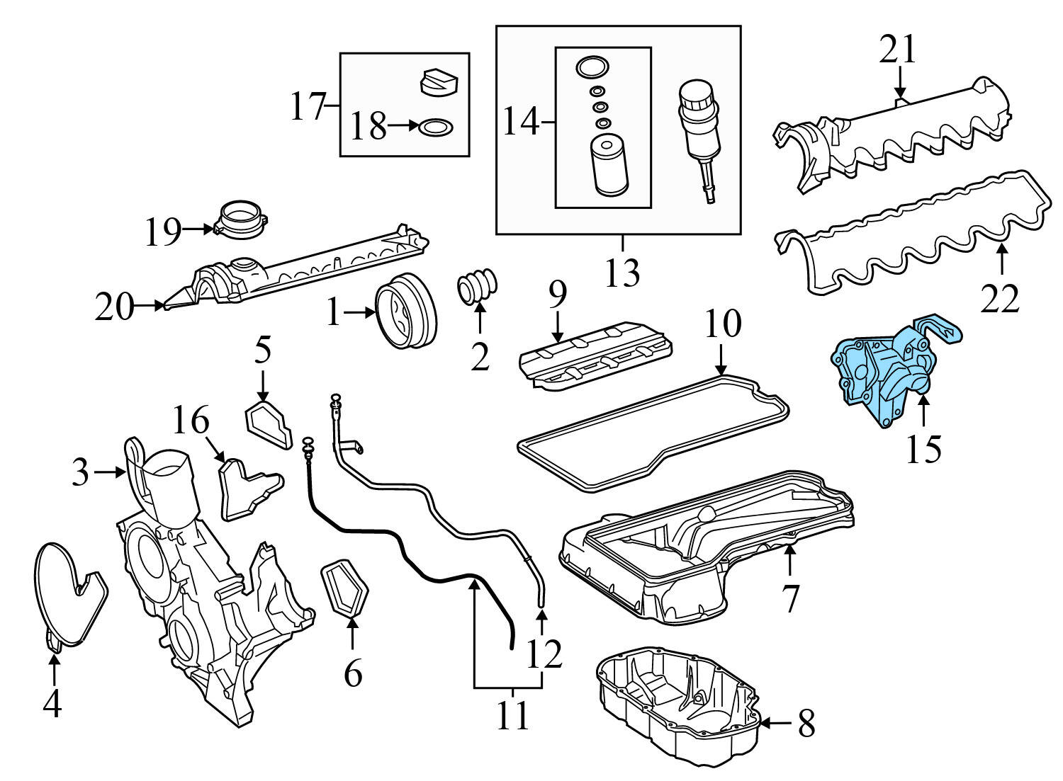 ENGINE OIL FILTER HOUSING
