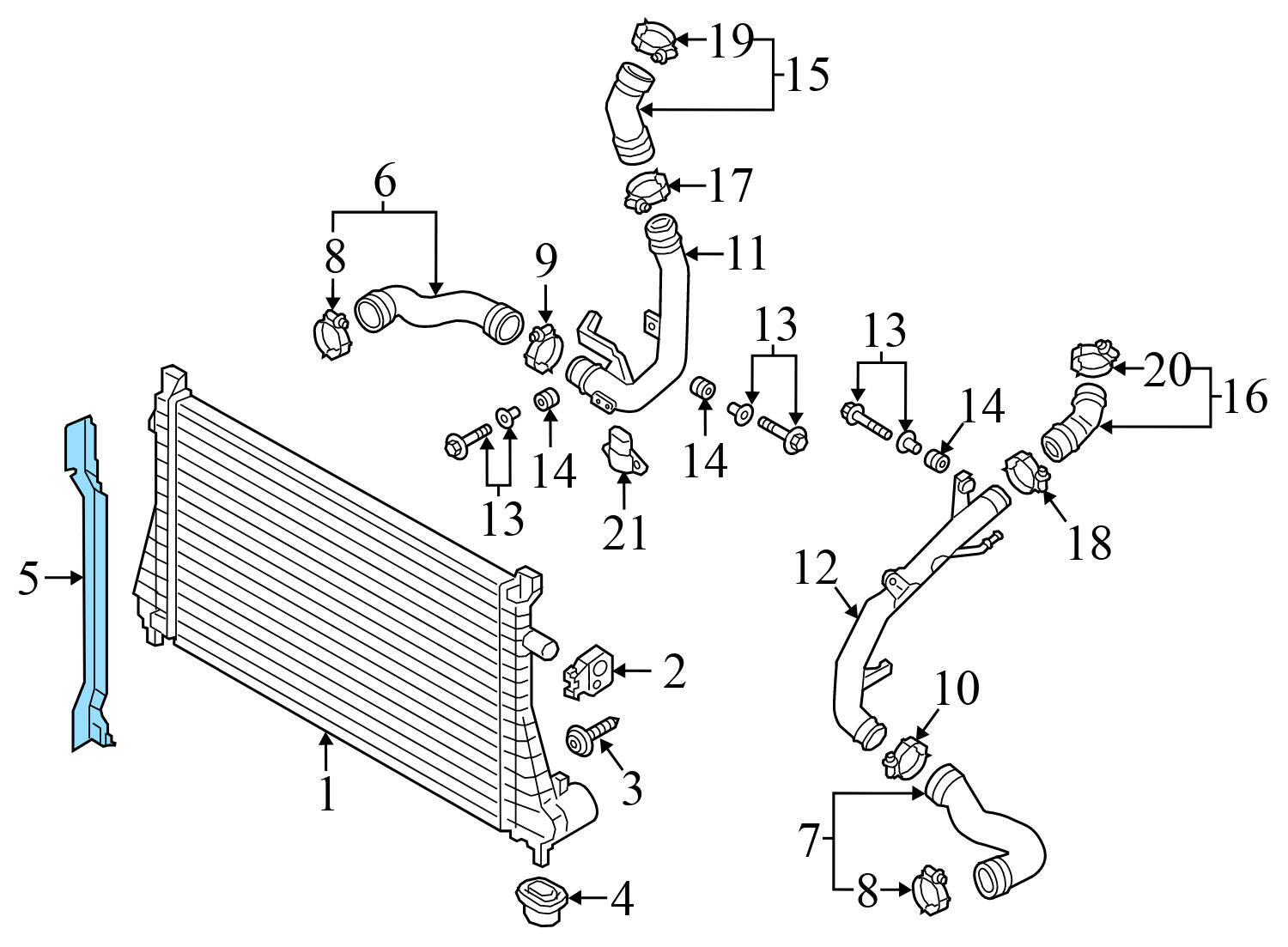 RADIATOR SEAL / GASKET