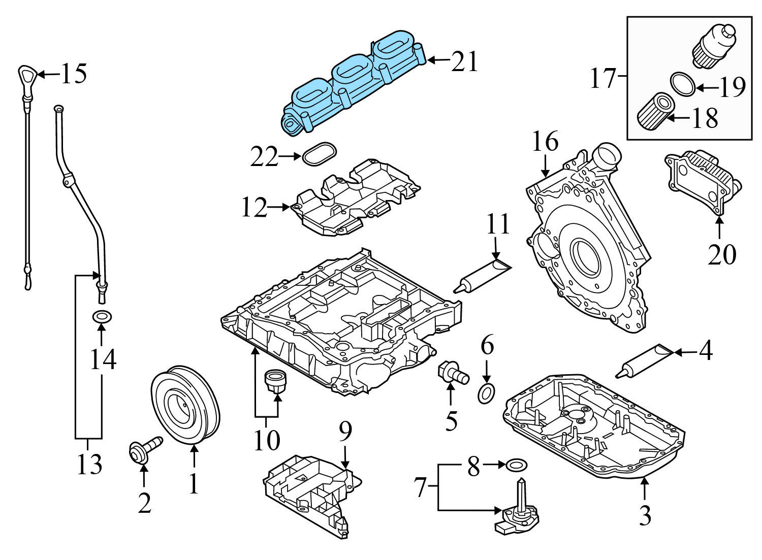 LOWER INTAKE MANIFOLD AIR DISTRIBUTION HOUSING