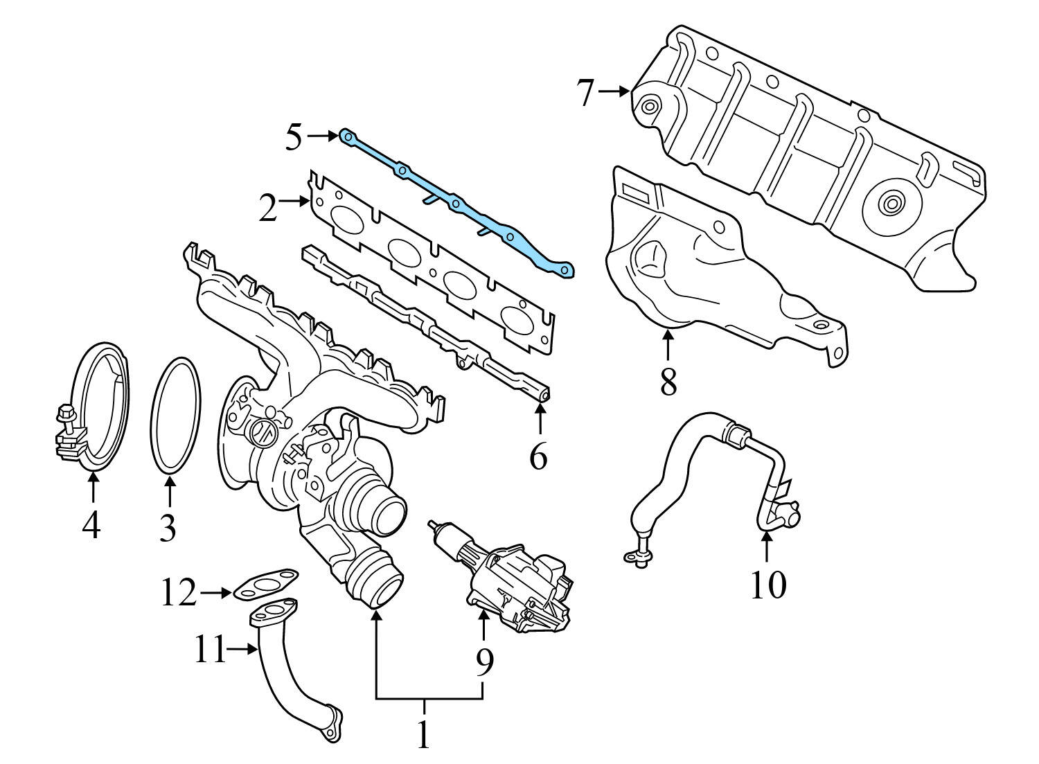EXHAUST MANIFOLD MOUNT BRACKET
