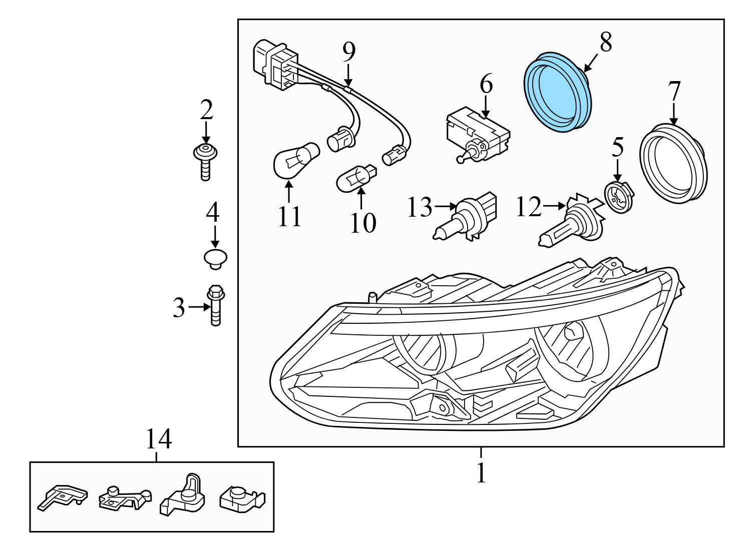 HEADLIGHT COVER / CAP
