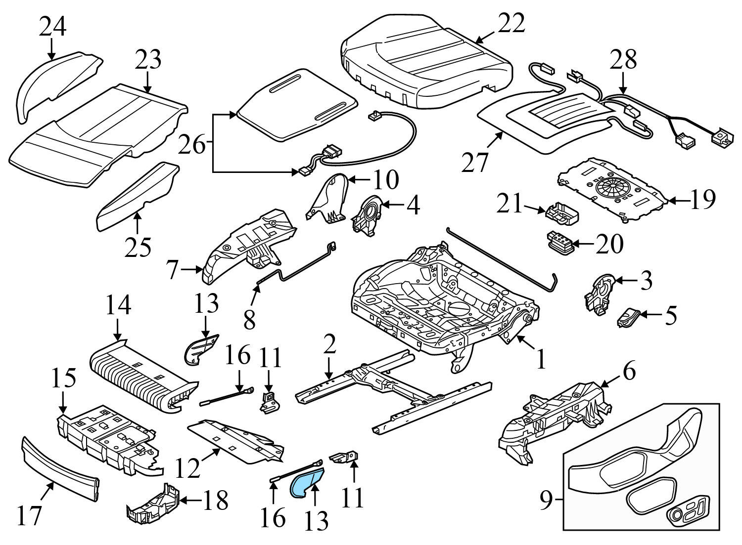 SEAT TRIM PANEL (RIGHT)