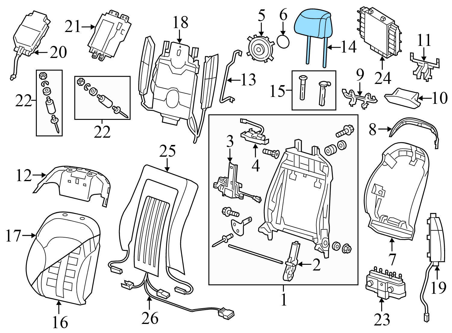 HEADREST / HEAD REST