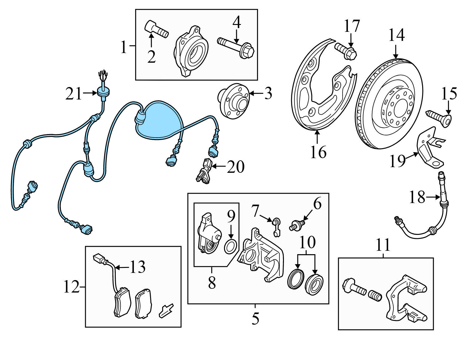 ABS / SPEED SENSOR WIRING HARNESS