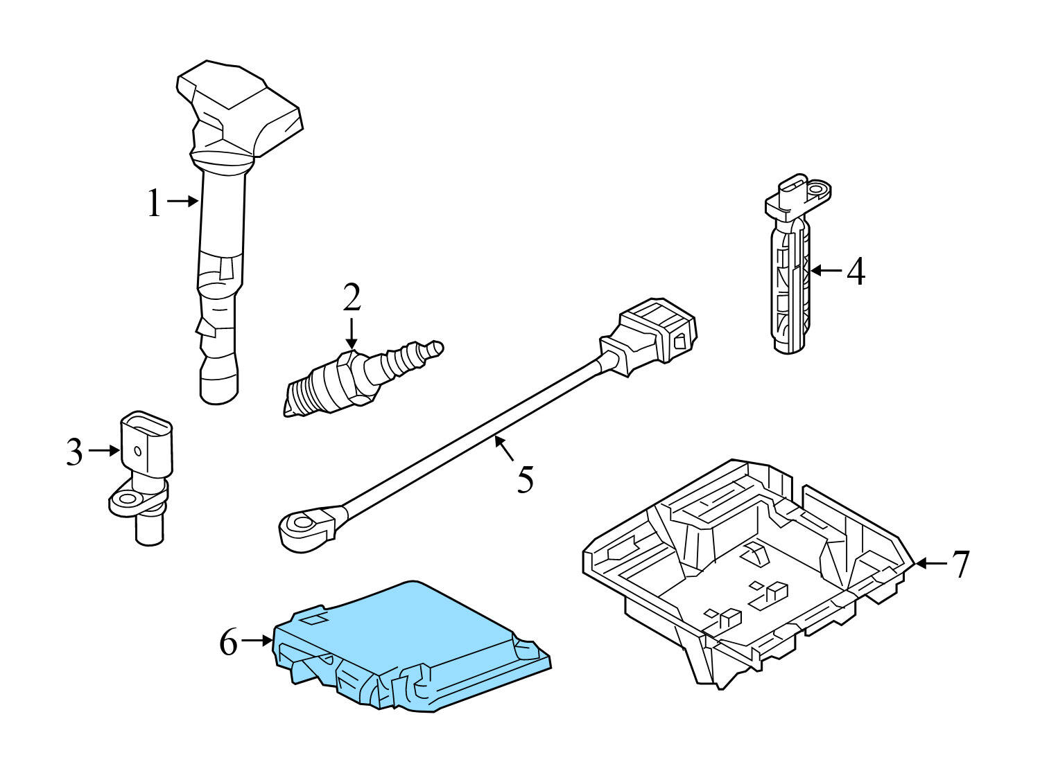 ECU / ECM / ENGINE CONTROL MODULE
