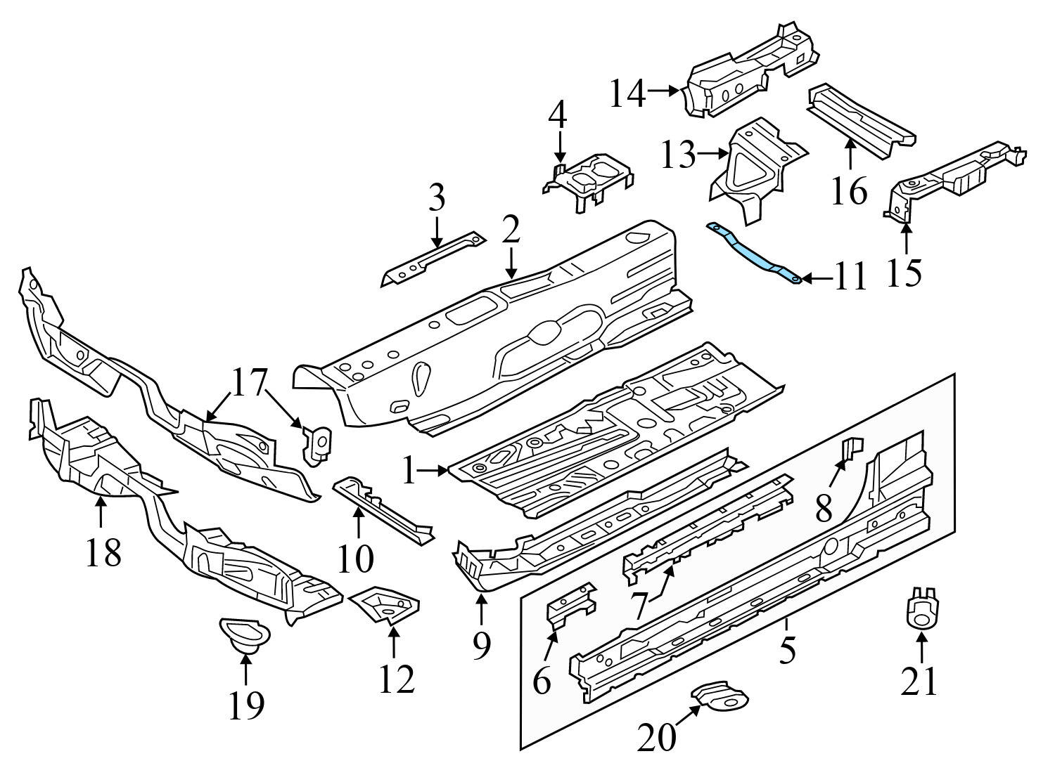 EXHAUST BRACE / MOUNT BRACKET