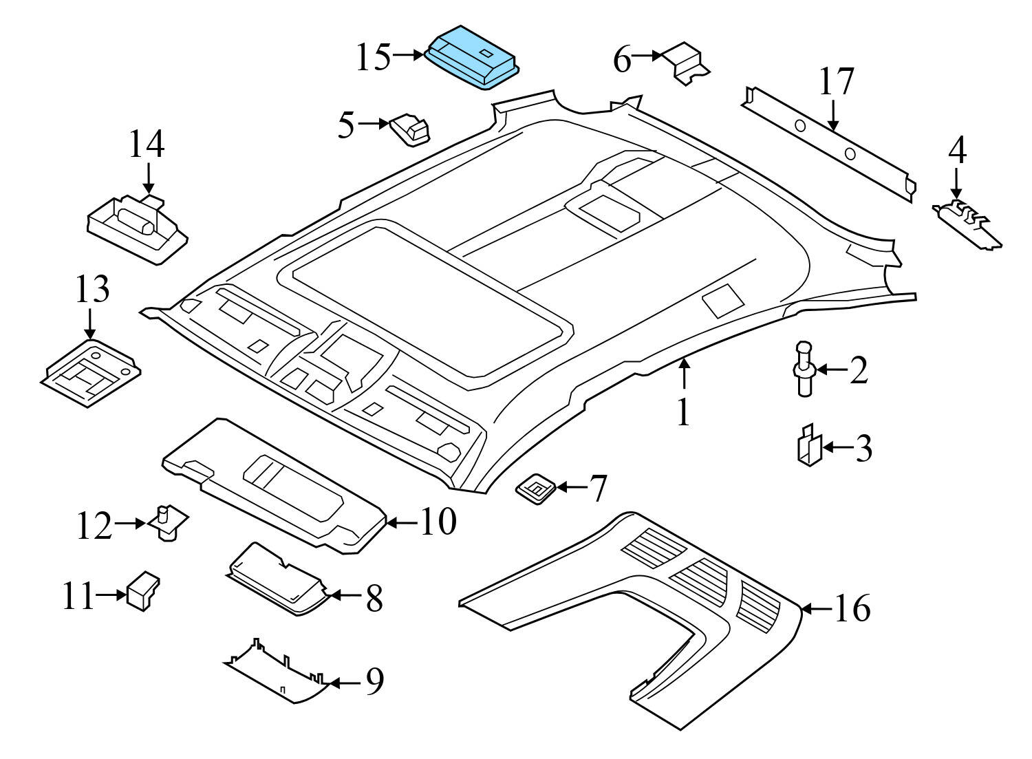 INTERIOR DOME READING LIGHT