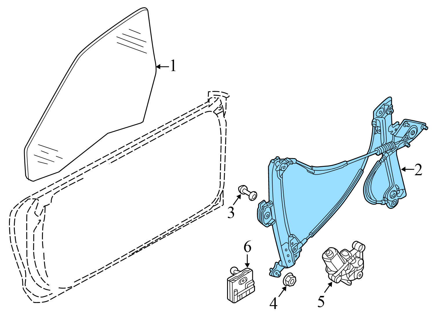 CONVERTIBLE WINDOW REGULATOR