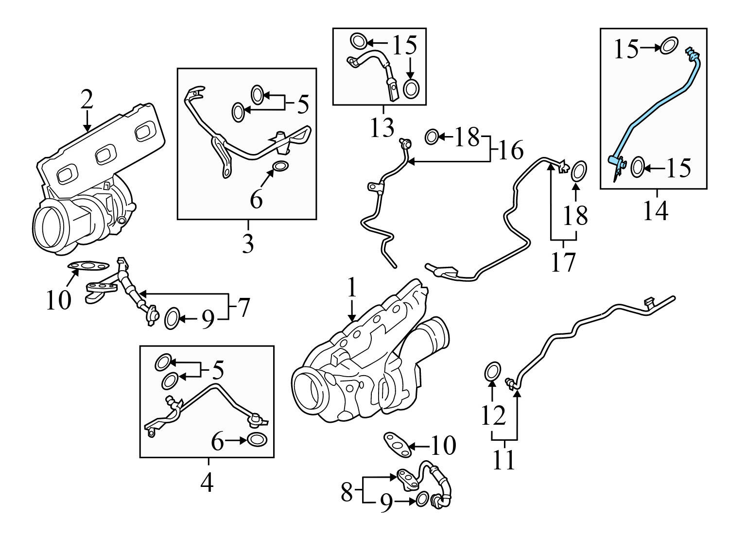 TURBO COOLANT PIPE / TUBE / LINE (SUPPLY)