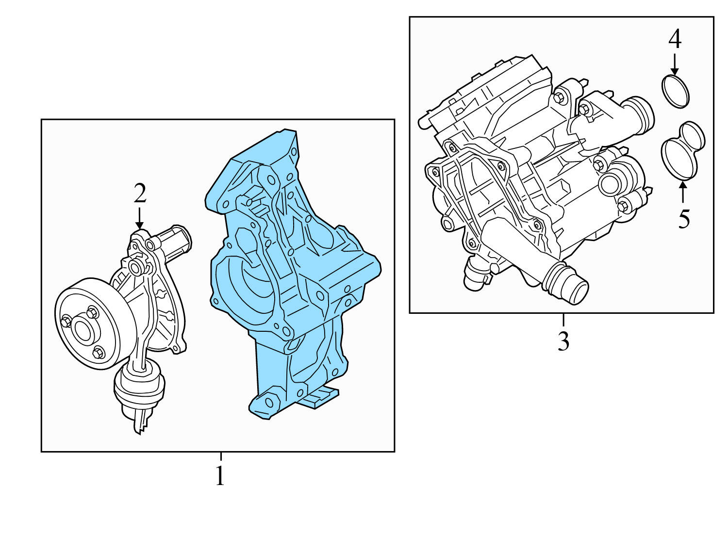 COOLANT / WATER PUMP HOUSING