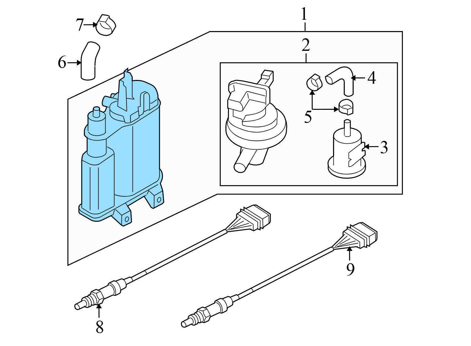 FUEL EVAP CHARCOAL CANISTER