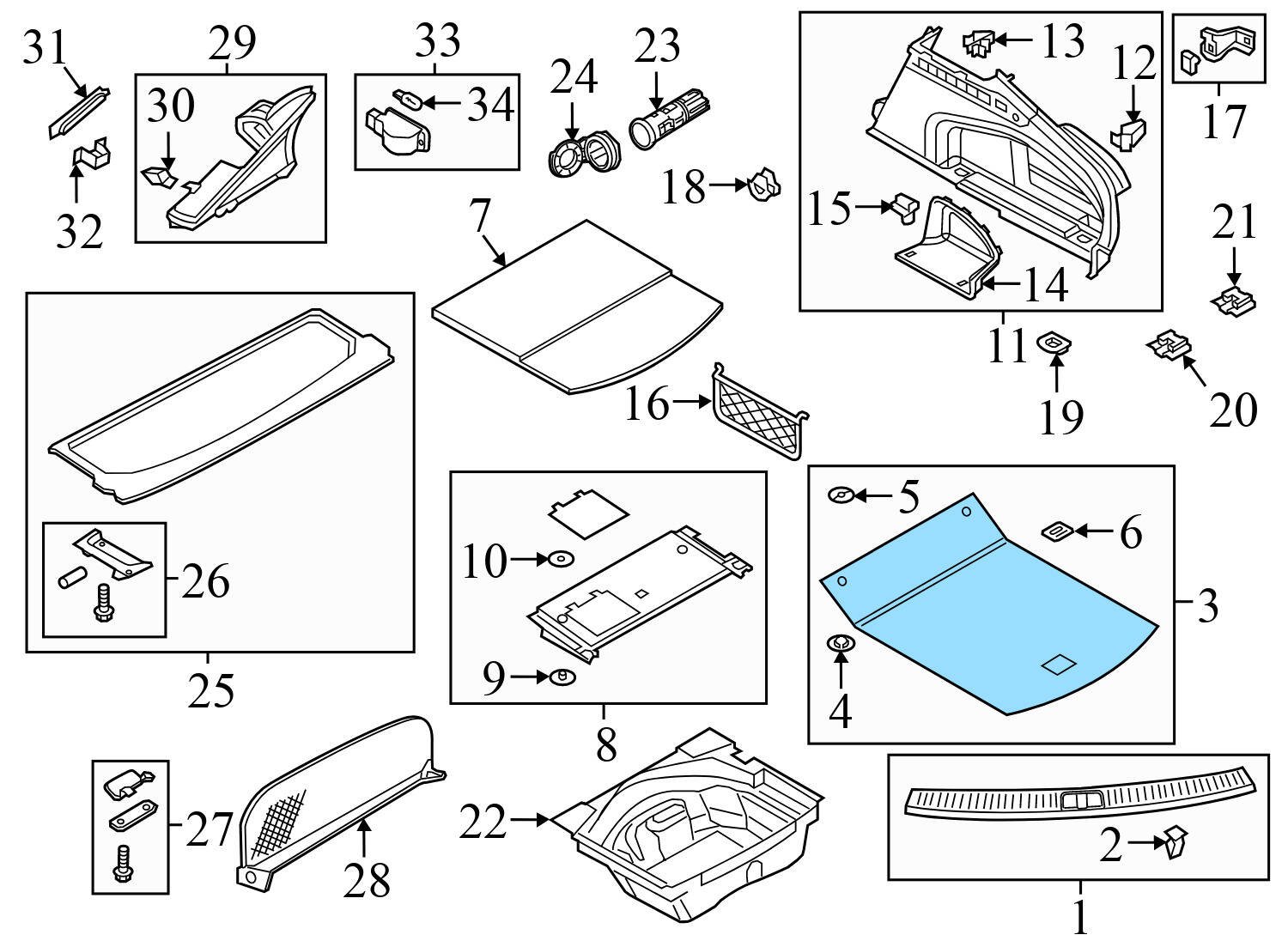 TRUNK MAT / SPARE TIRE COVER