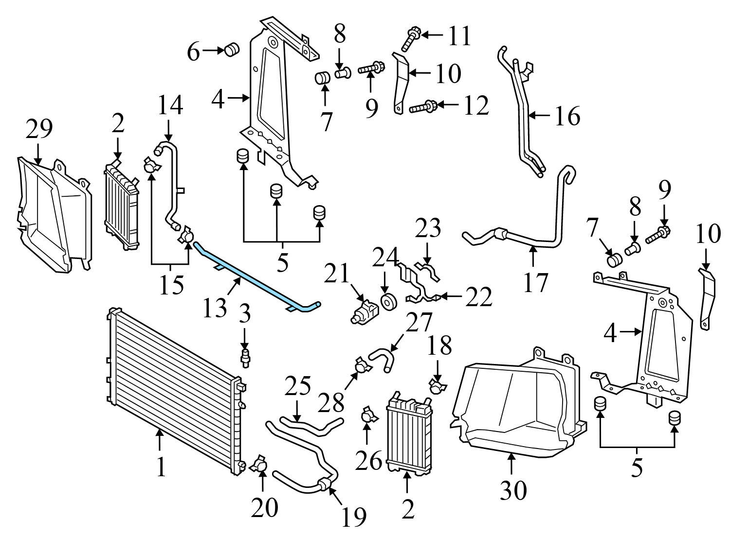 COOLANT LINE / PIPE / TUBE