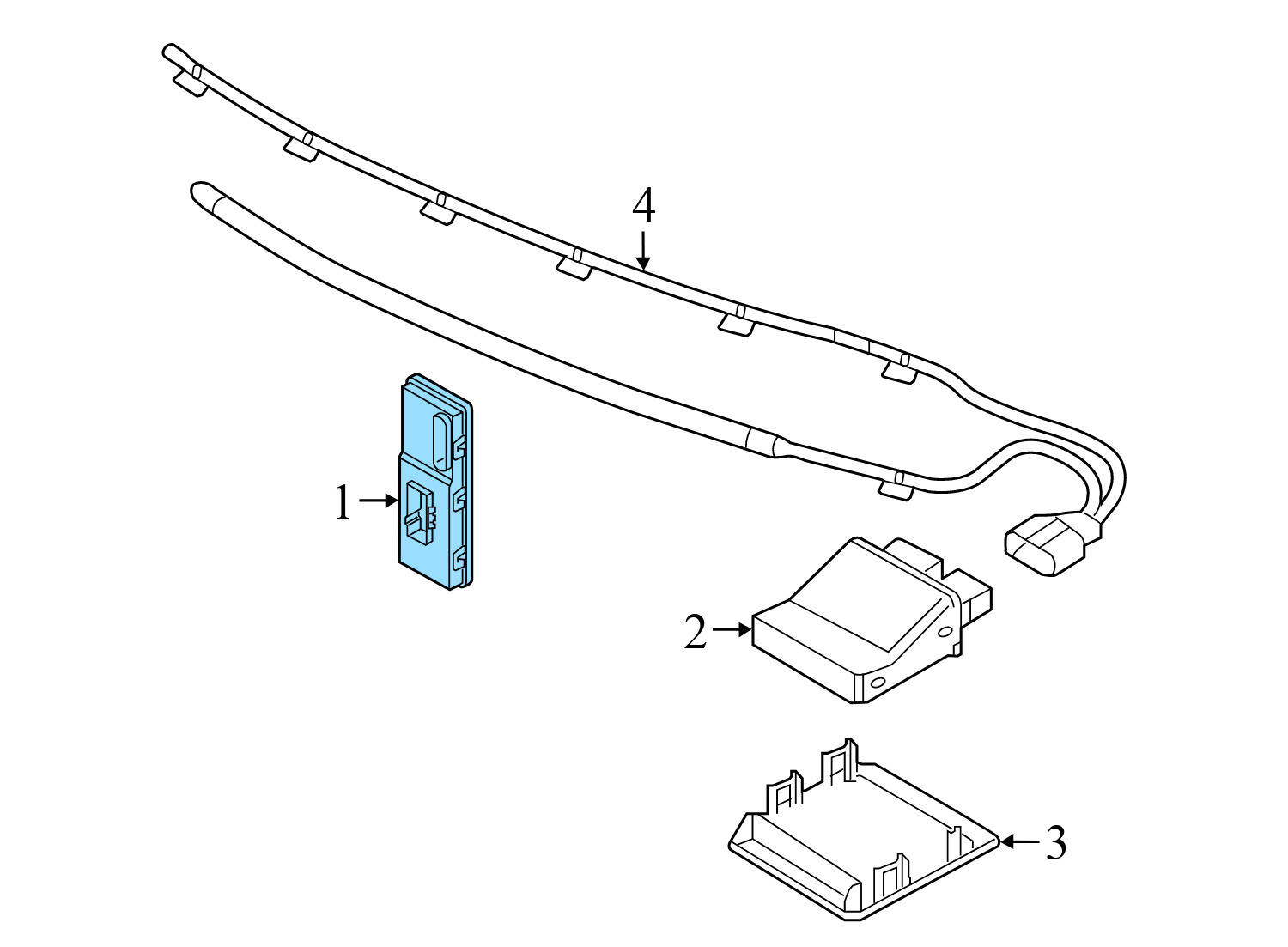 LIFTGATE CONTROL MODULE / UNIT