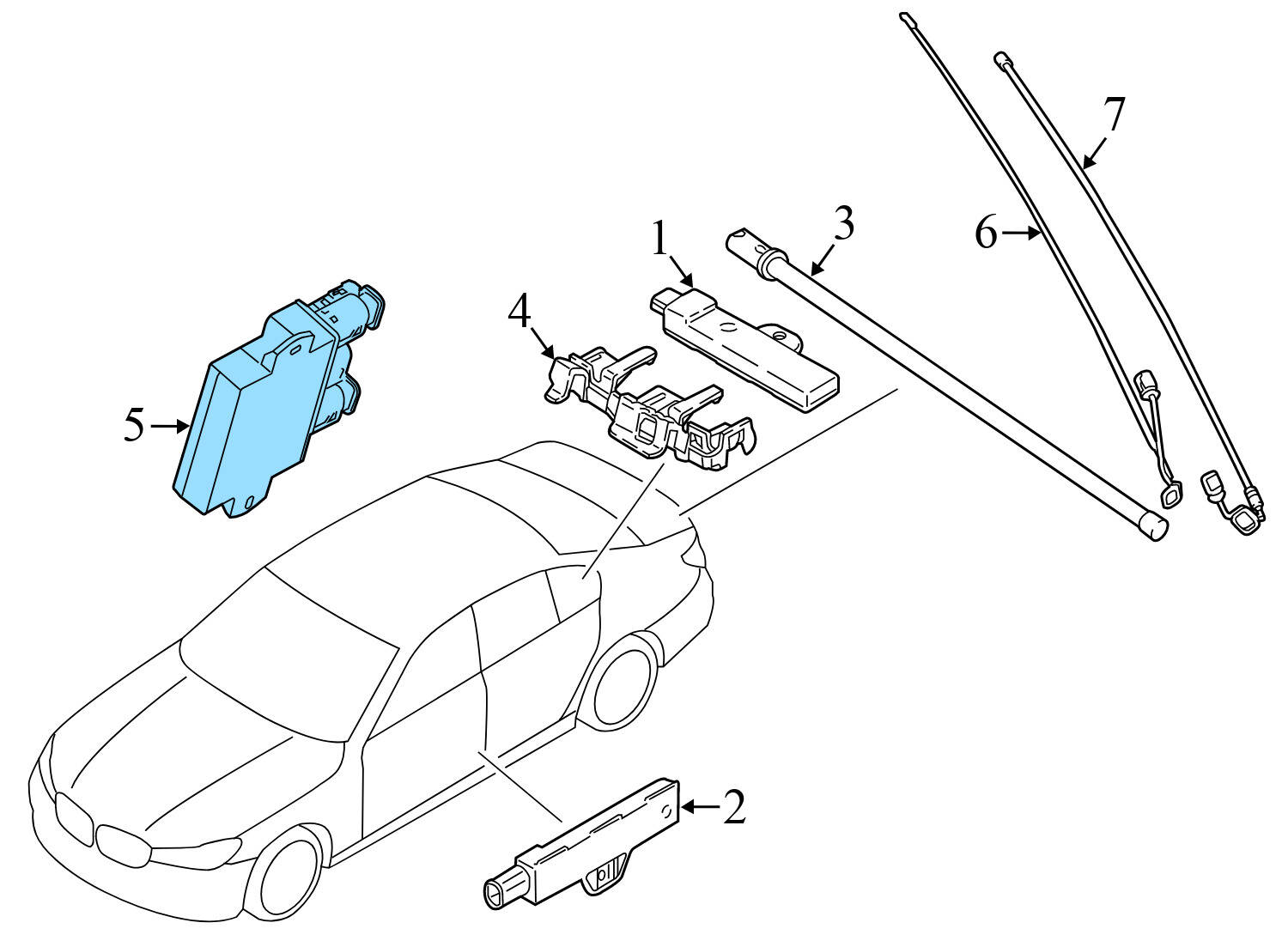 TRUNK LID SMART OPENER CONTROL MODULE