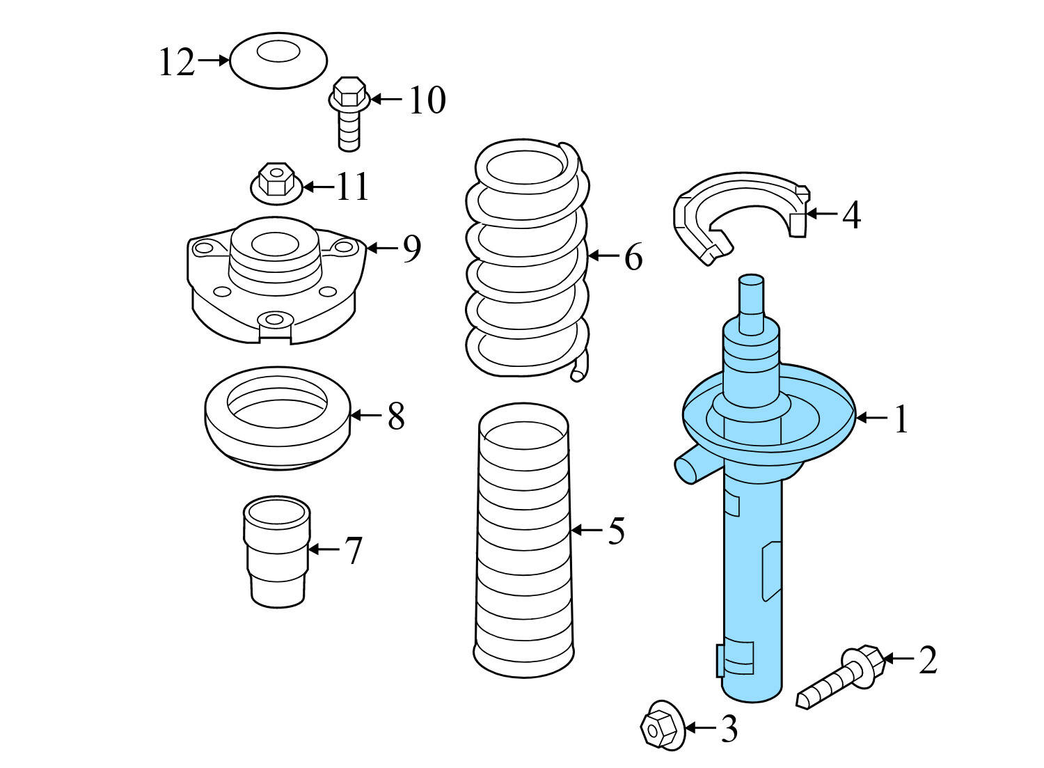 STRUT / SHOCK ABSORBER ASSEMBLY