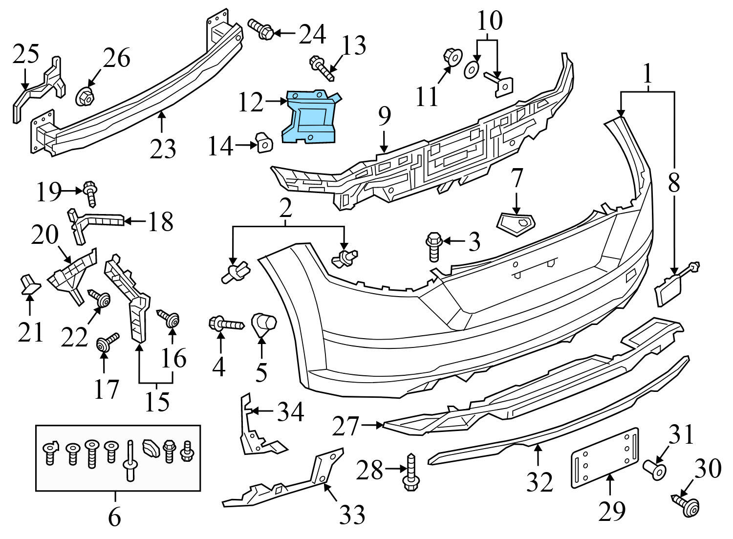 BUMPER MOUNT BRACKET