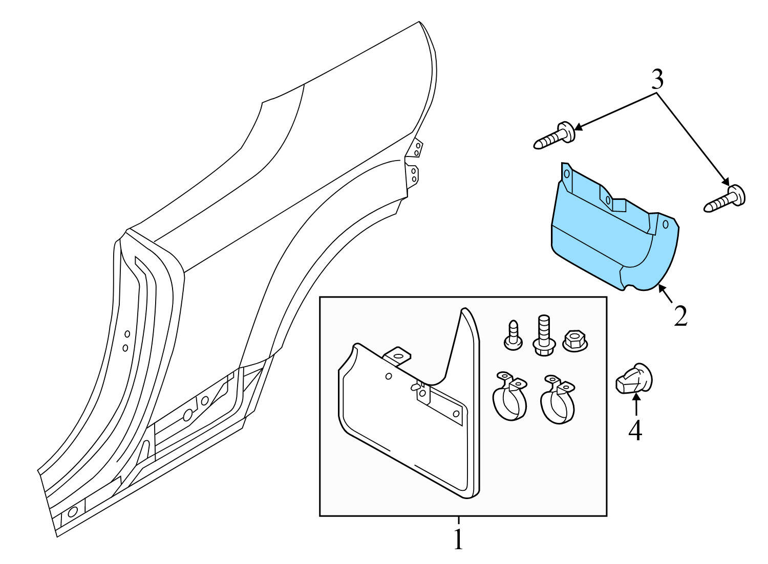 WHEEL SPOILER / MUD FLAP