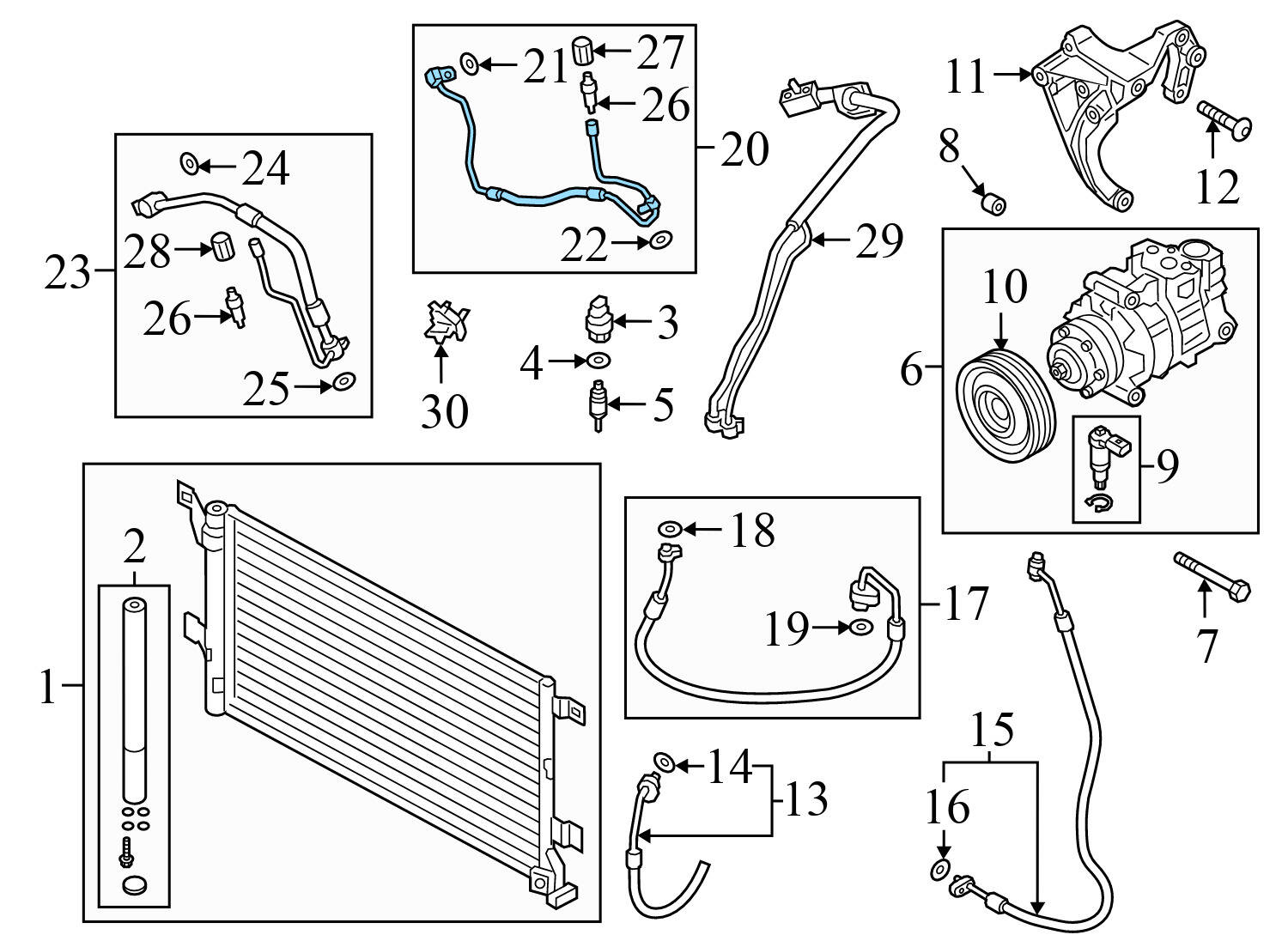 AC HOSE / LINE / PIPE