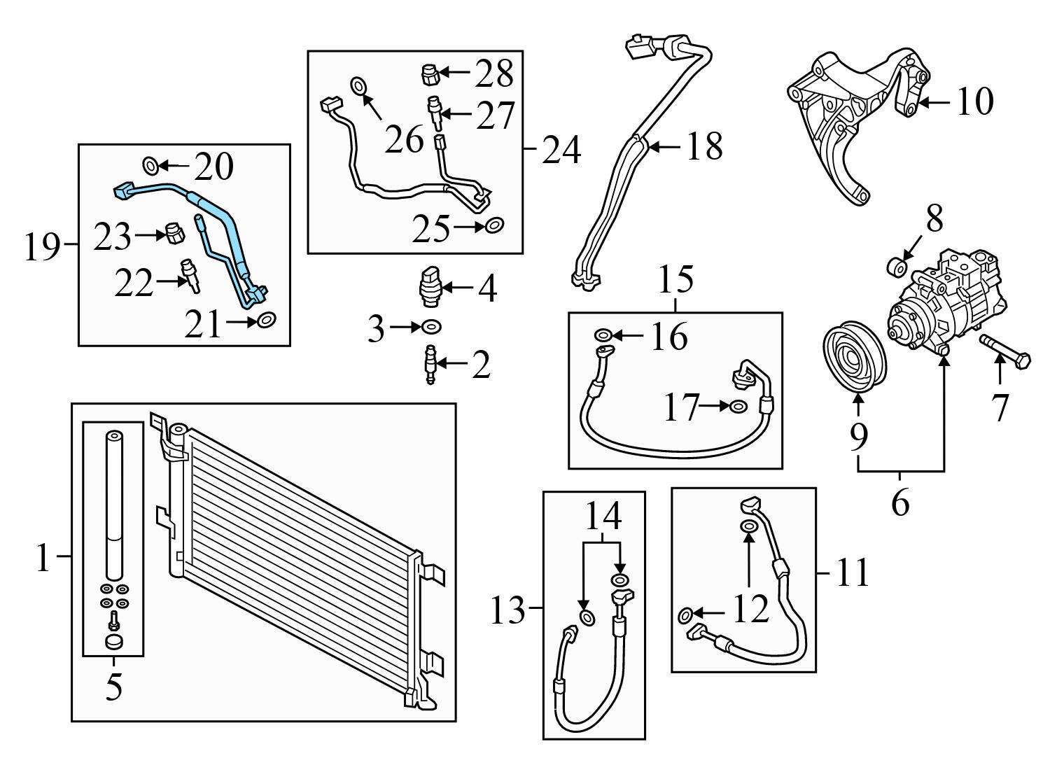 AC HOSE / LINE / PIPE