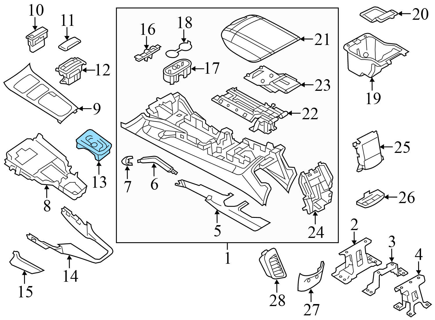 AUTOMATIC SHIFT SELECTOR COVER / DISPLAY UNIT