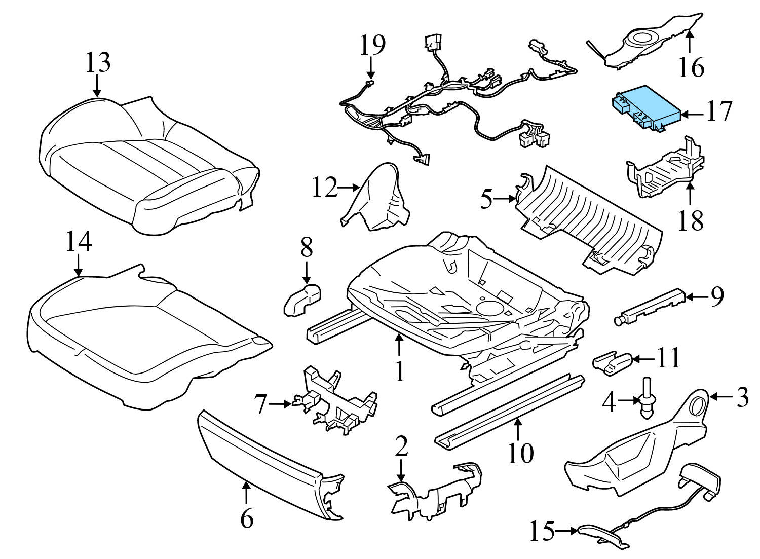 SEAT MEMORY CONTROL MODULE