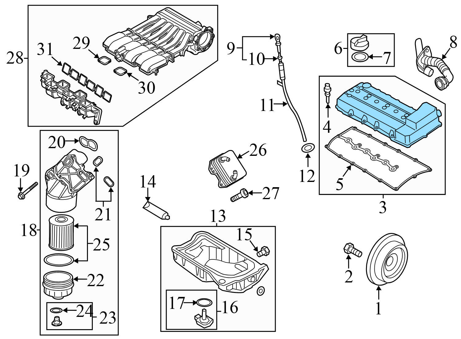ENGINE VALVE / CYLINDER HEAD COVER