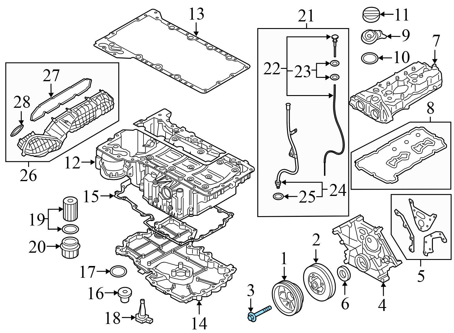 HARMONIC BALANCER SCREW / BOLT