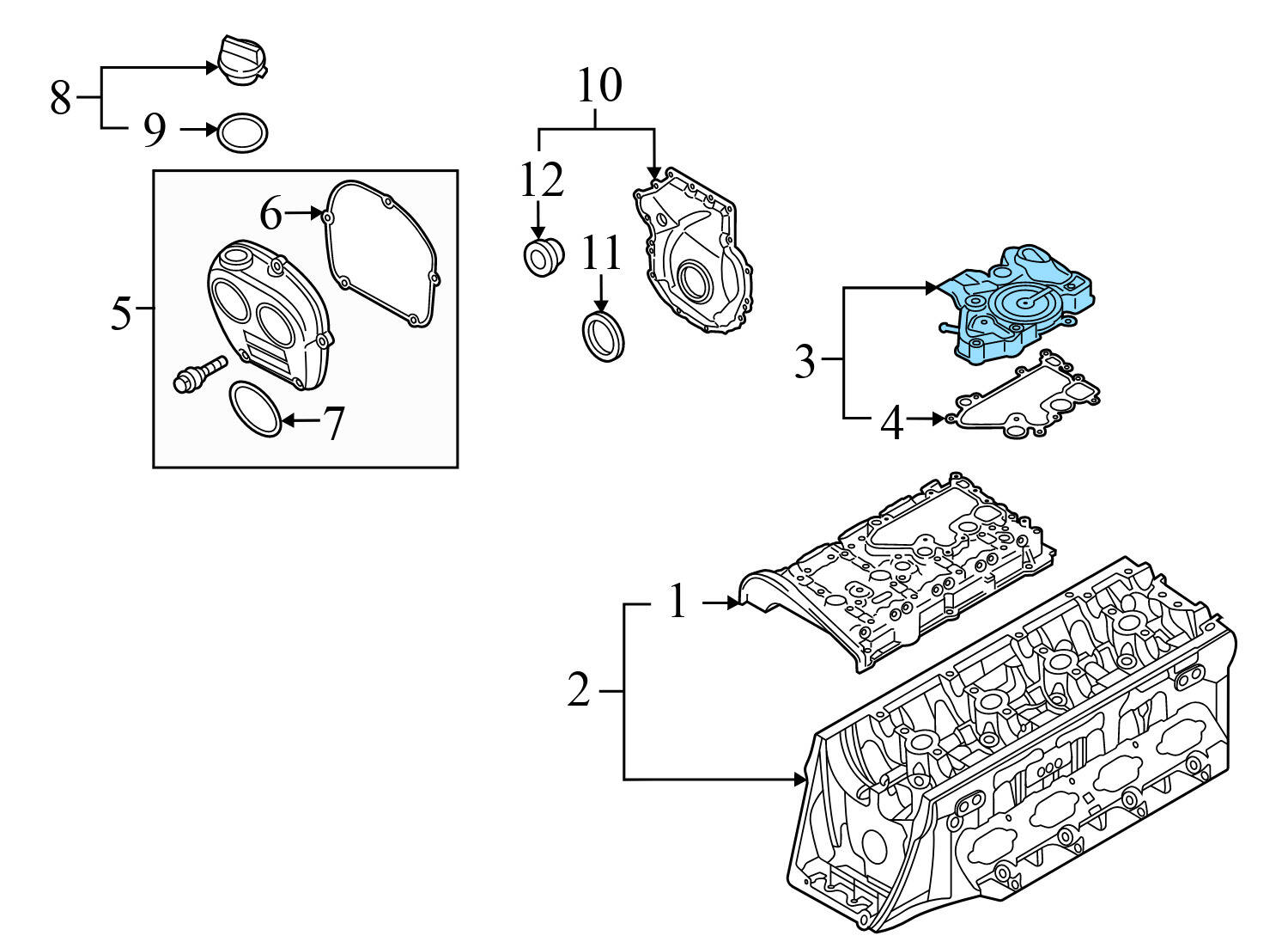 PVC / ENGINE OIL SEPARATOR