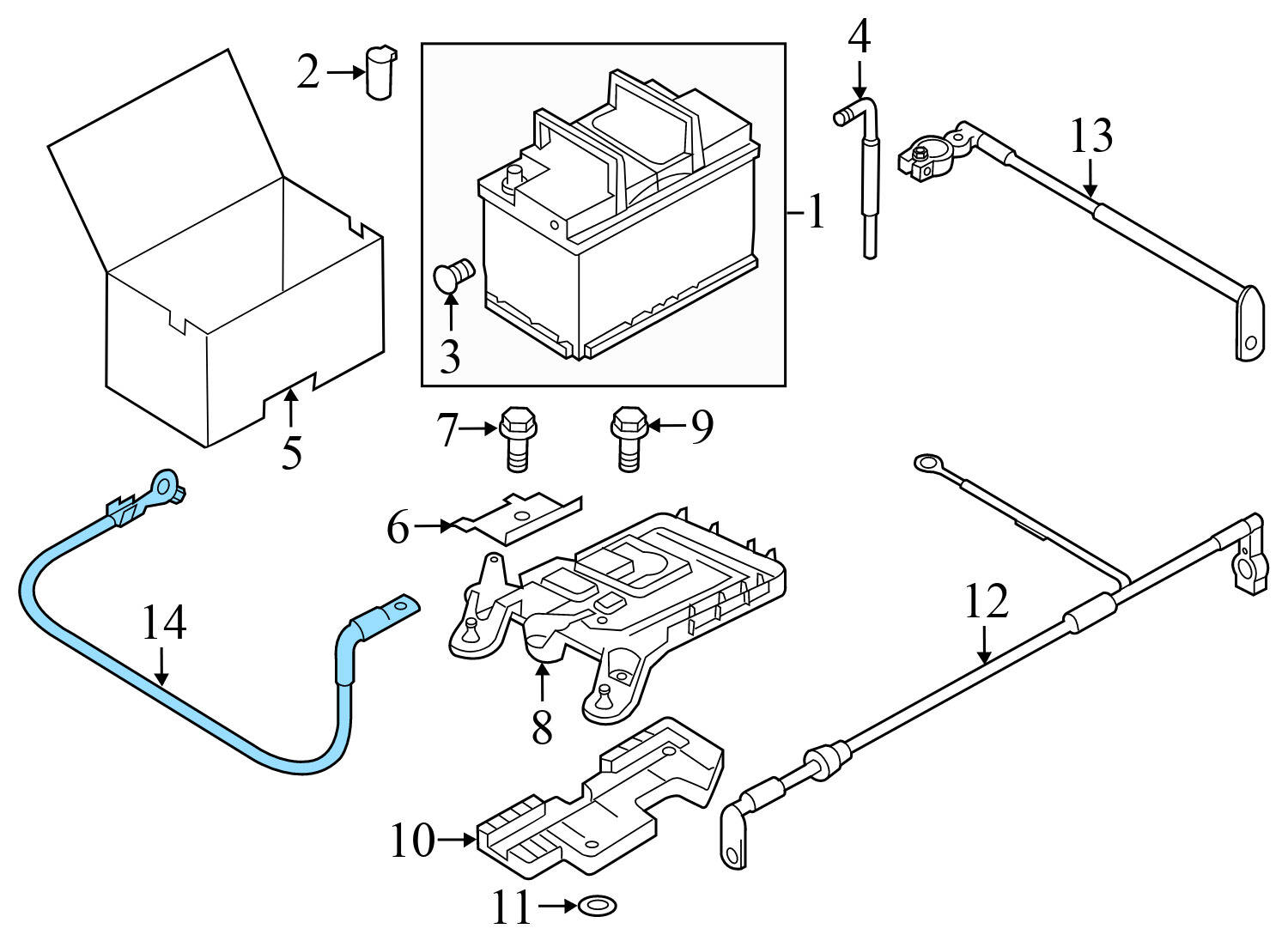 BATTERY GROUND CABLE / STRAP