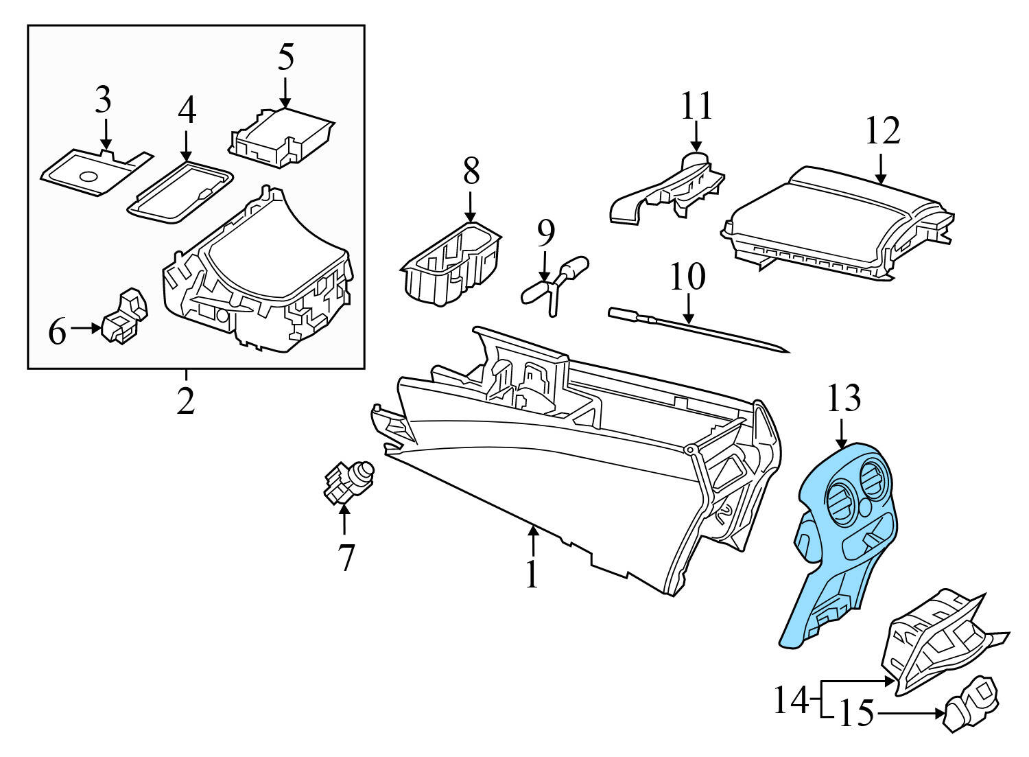 CENTER CONSOLE AIR VENT