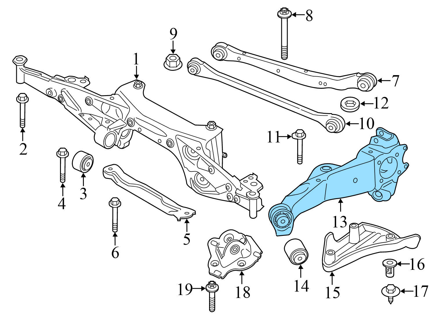 SPINDLE KNUCKLE w/ WHEEL BEARING