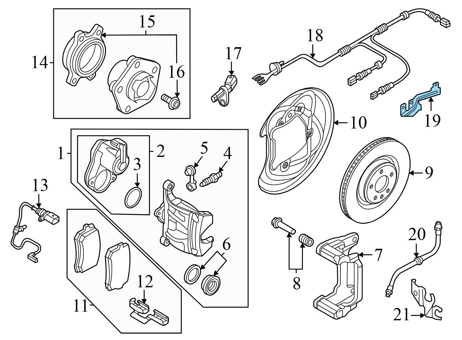 ABS / SPEED SENSOR WIRING HARNESS BRACKET