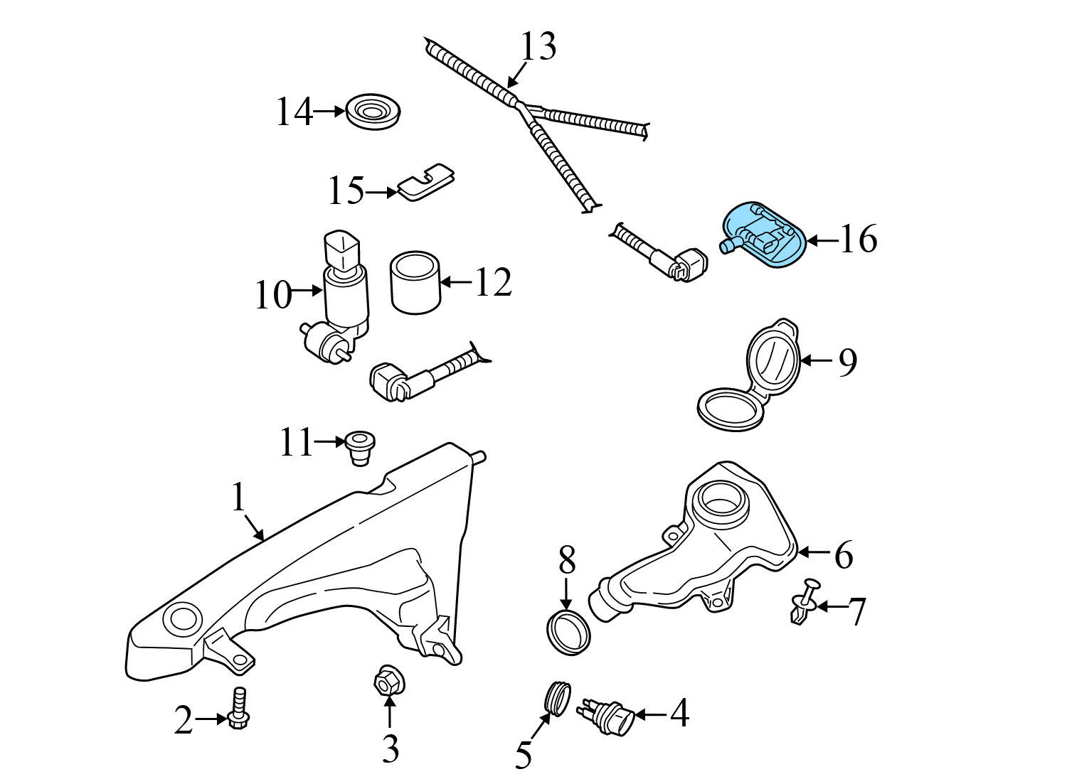 INTERIOR DOOR HANDLE / RELEASE