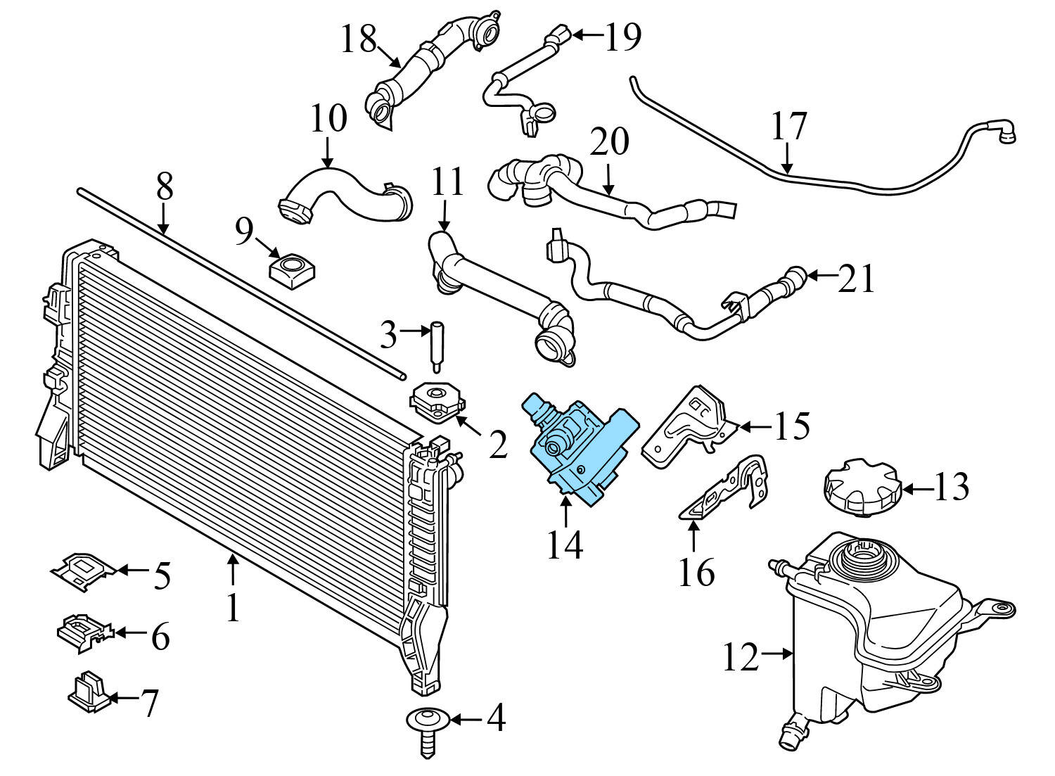 AUXILIARY WATER / COOLANT PUMP