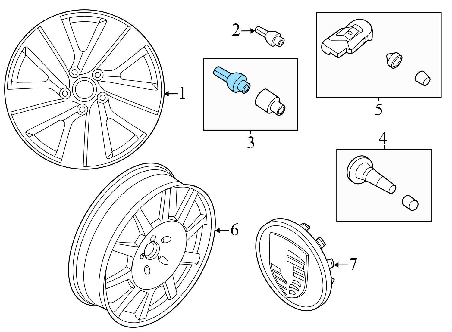 LOCKABLE / LOCKING WHEEL LUG NUT / BOLT SET