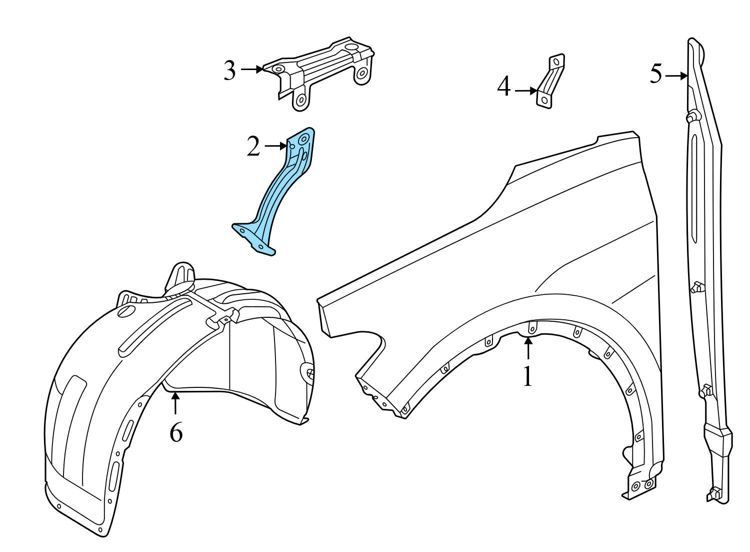 FENDER MOUNT / BRACKET