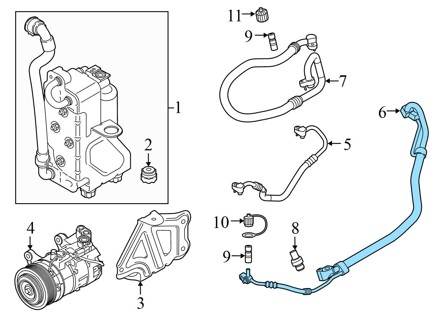 AC HOSE / LINE / PIPE