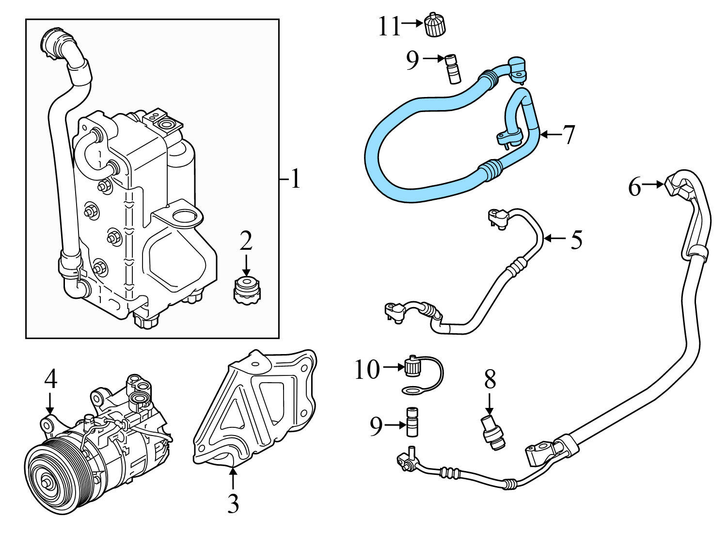 AC SUCTION PIPE / LINE / HOSE