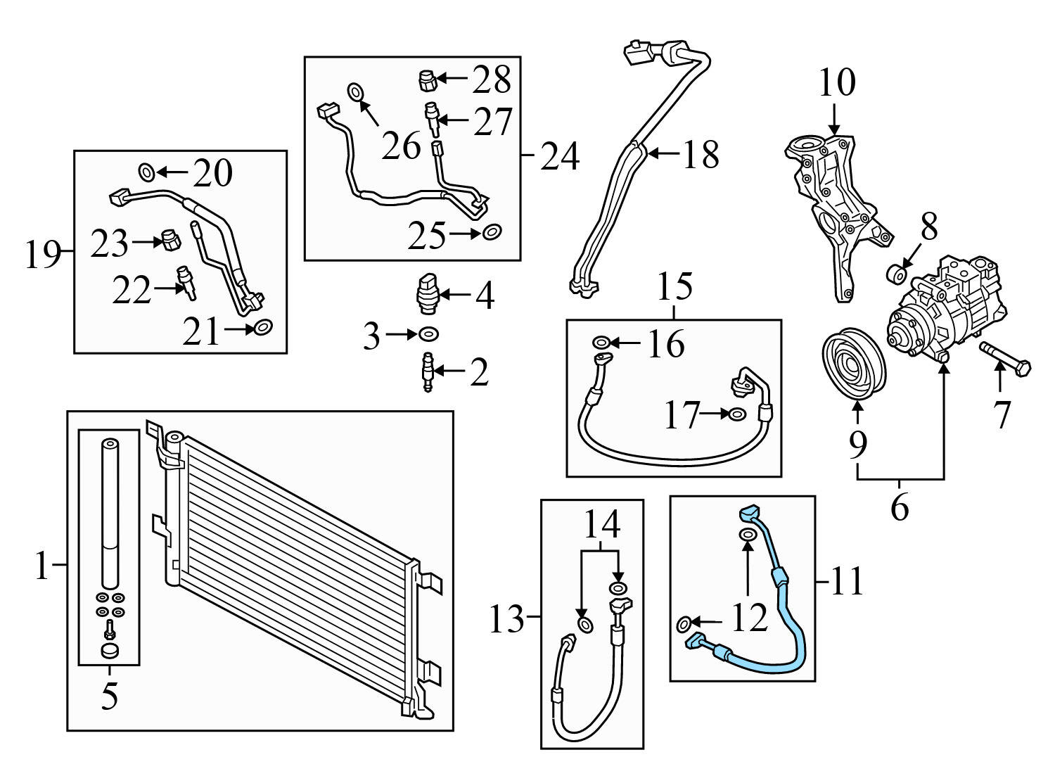 AC HOSE / LINE / PIPE