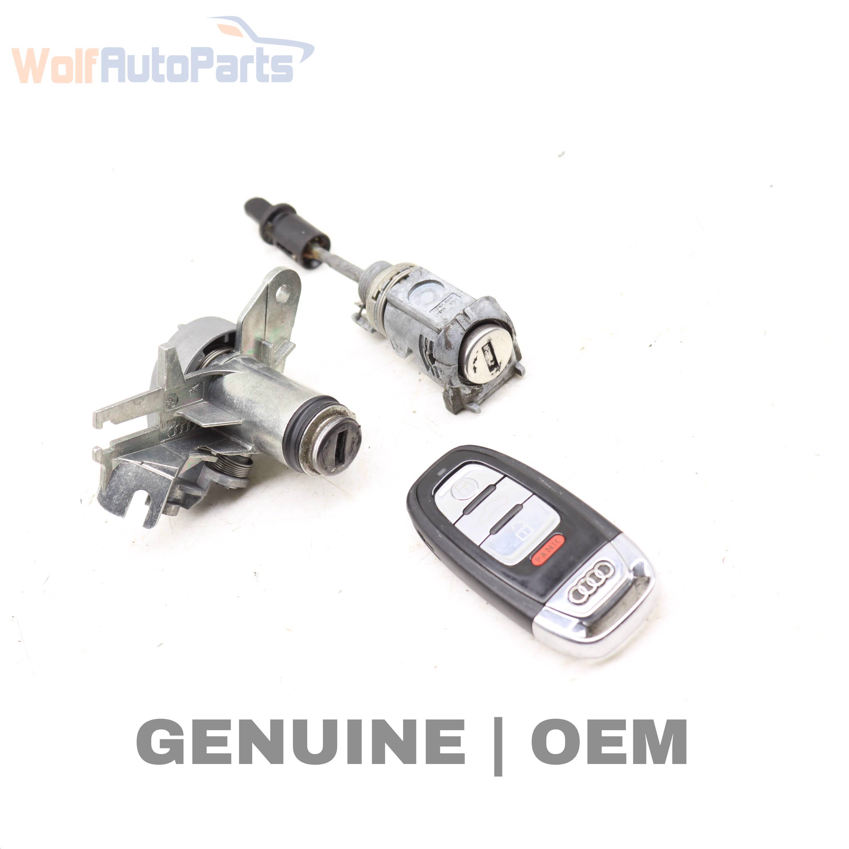 Audi 2011-2018 AUDI A8 QUATTRO - LOCK Switch / Cylinder SET W/ KEY