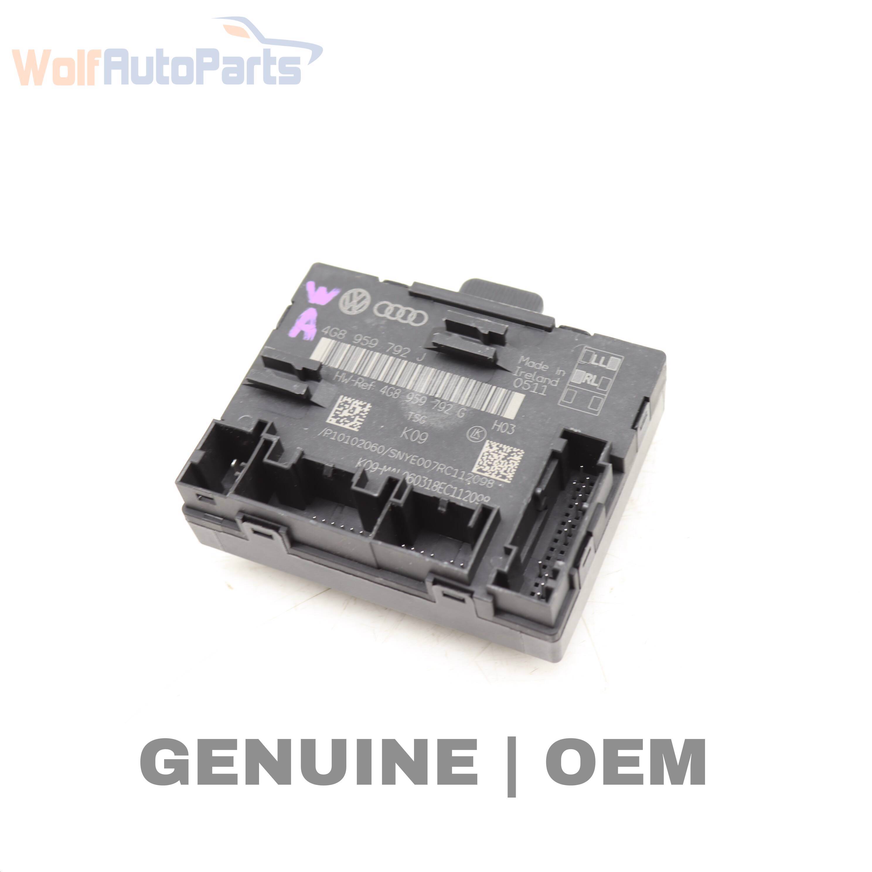 Wolf / WINDOW CONTROL MODULE
