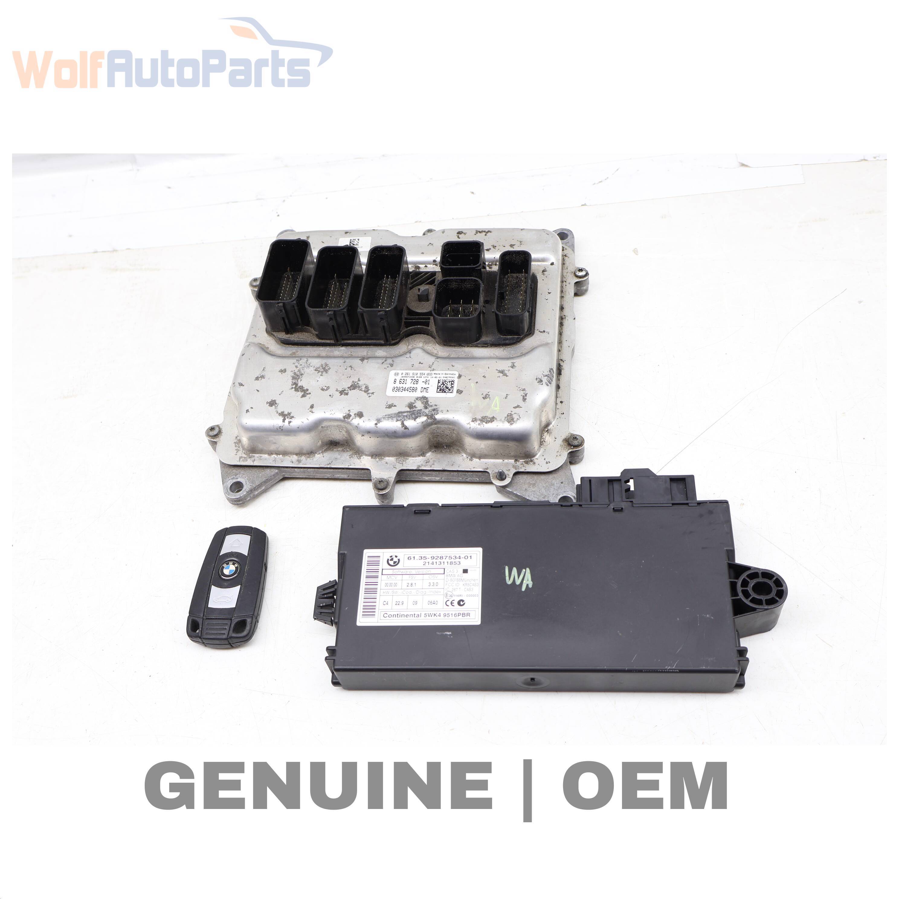 12-15 BMW X1 2.0L - ECU DME / CAS3 Theft Locking Module / LOCK