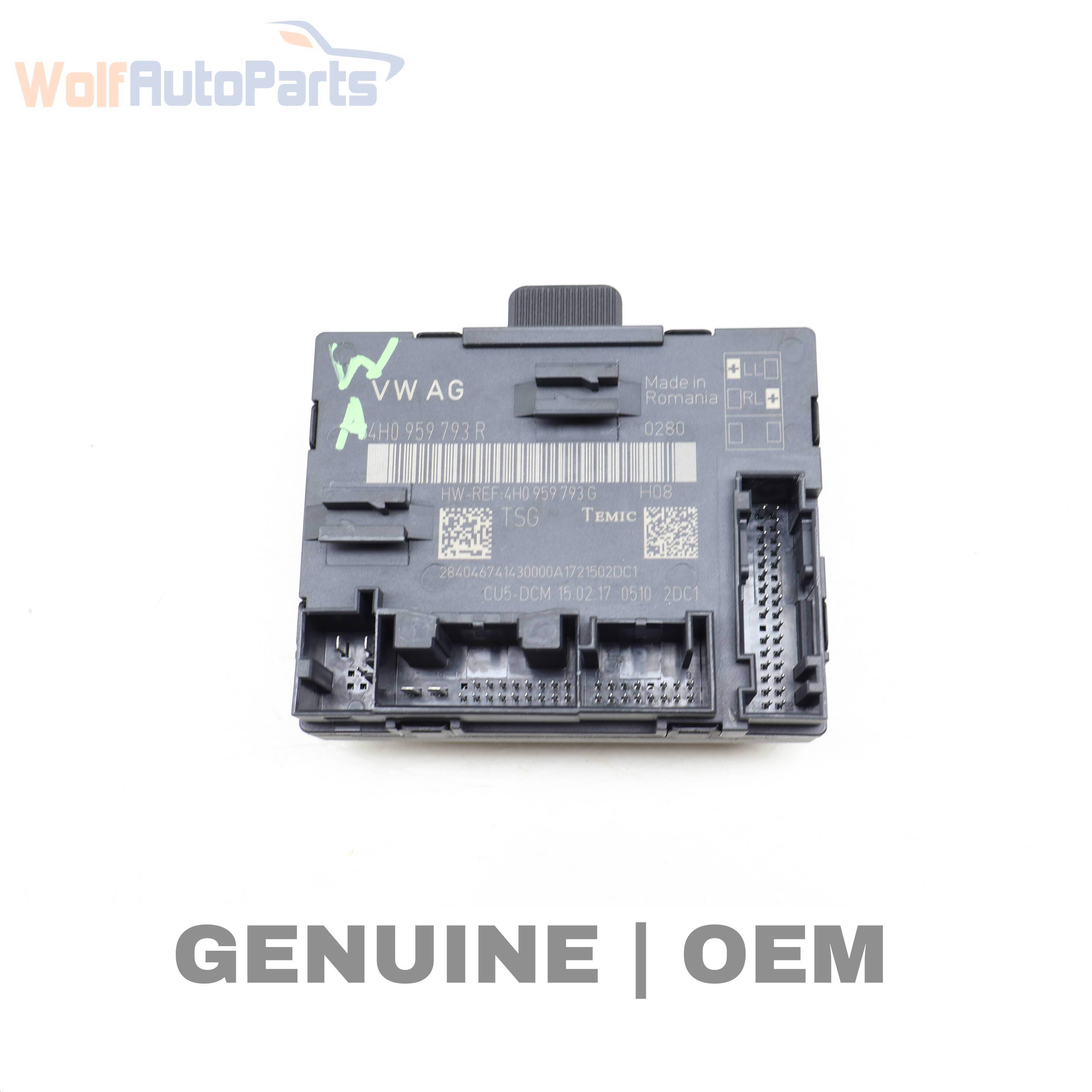 Wolf / WINDOW CONTROL MODULE