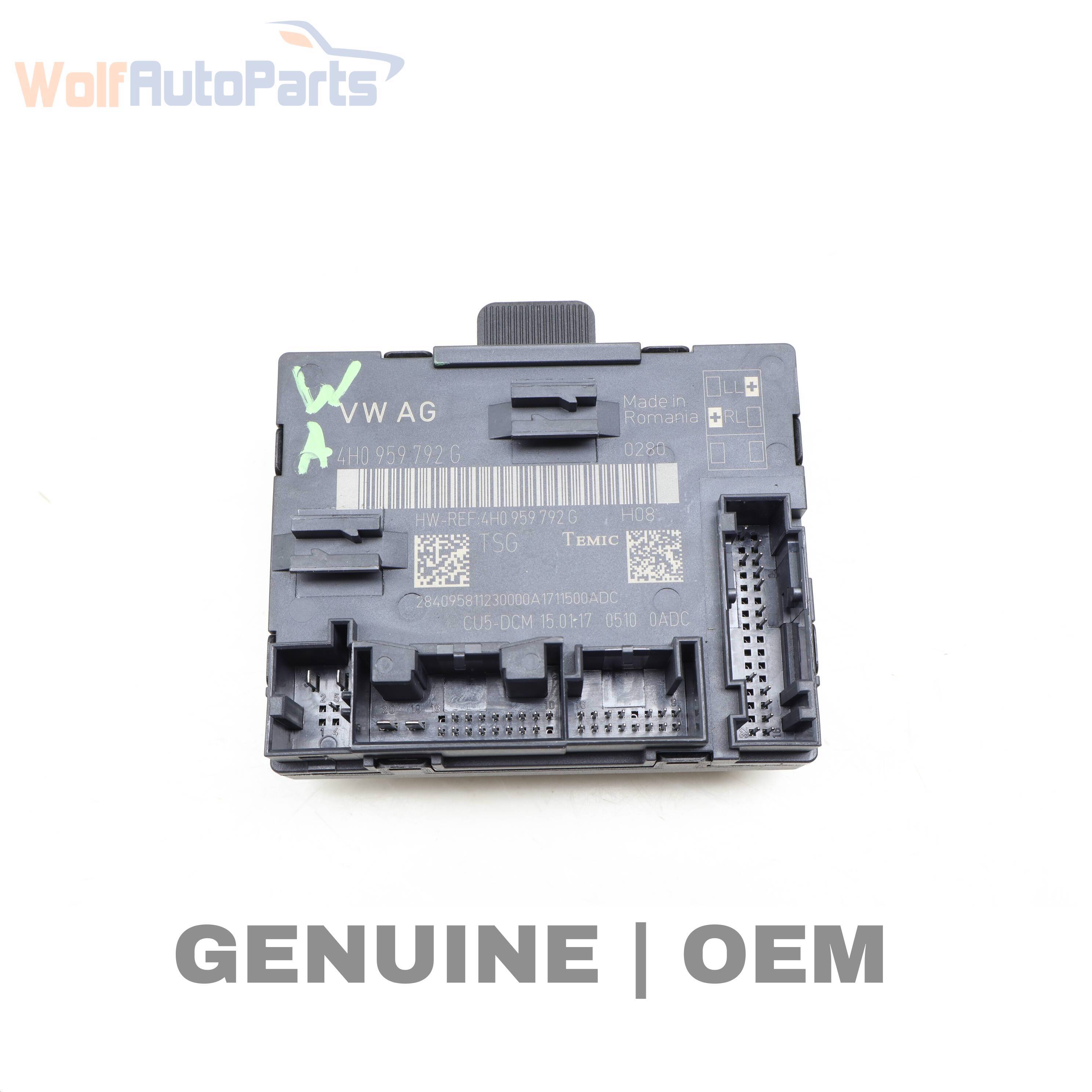 Wolf / WINDOW CONTROL MODULE
